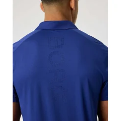 ace mesh panel polo shirt