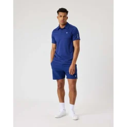 ace mesh panel polo shirt