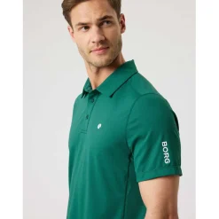 ace mesh panel polo shirt