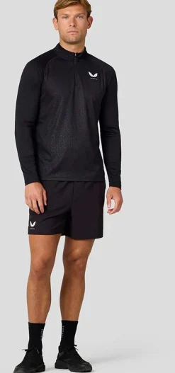 Aop 1/4 Zip Ls Top
