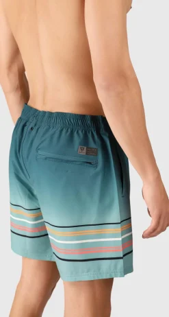 Bru-conic-stripe Men Swim Shor