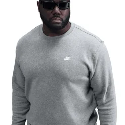 club fleece crew trui