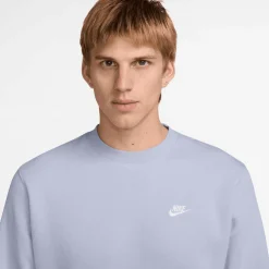 club men's brushed fleece crew
