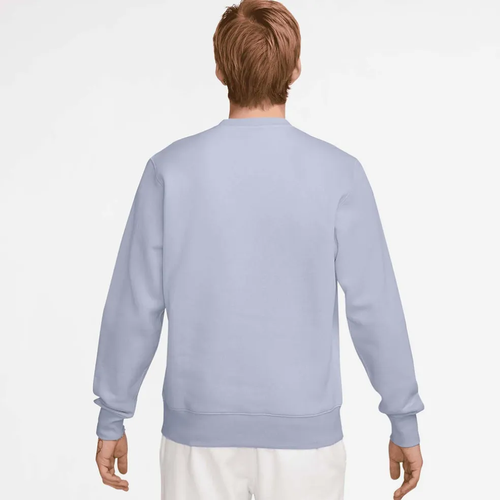 club men's brushed fleece crew