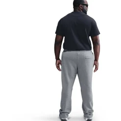 club open-hem fleece broek