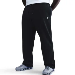 club open-hem fleece broek