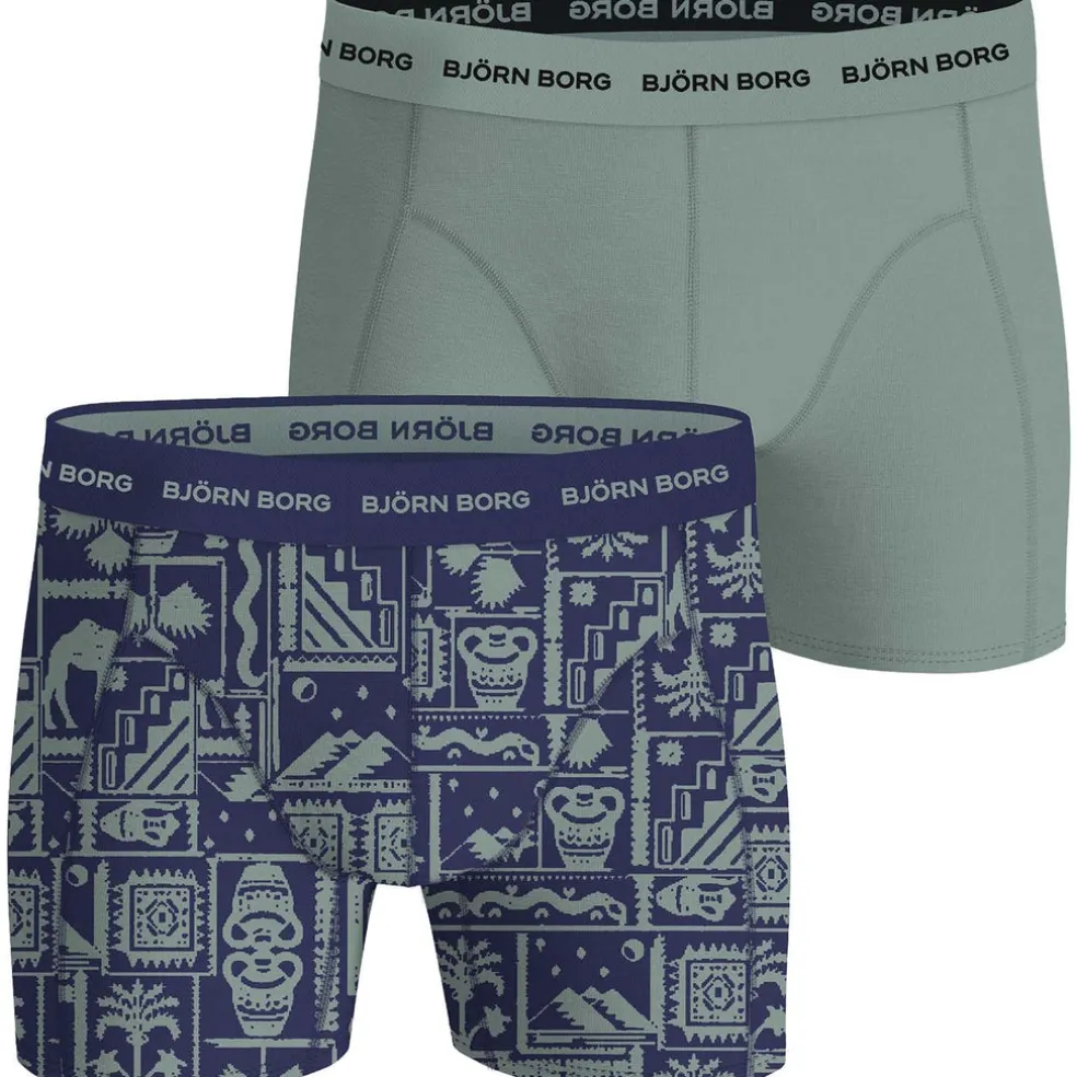 cotton stretch boxer 2p