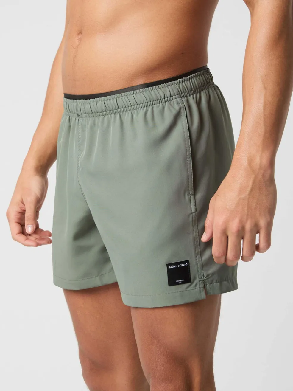 Elastic Swim Shorts