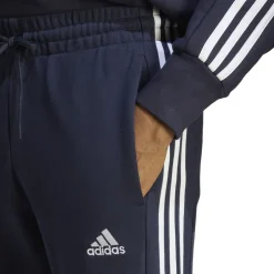 Essentials French Terry Tapered Cuff 3-Stripes broek