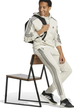Essentials French Terry Tapered Cuff 3-Stripes broek