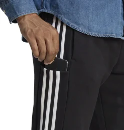 Essentials French Terry Tapered Cuff 3-Stripes broek
