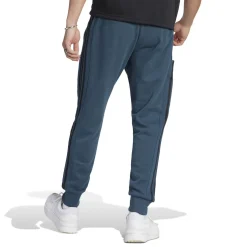 Essentials French Terry Tapered Cuff 3-Stripes broek