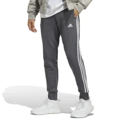 Essentials French Terry Tapered Cuff 3-Stripes broek