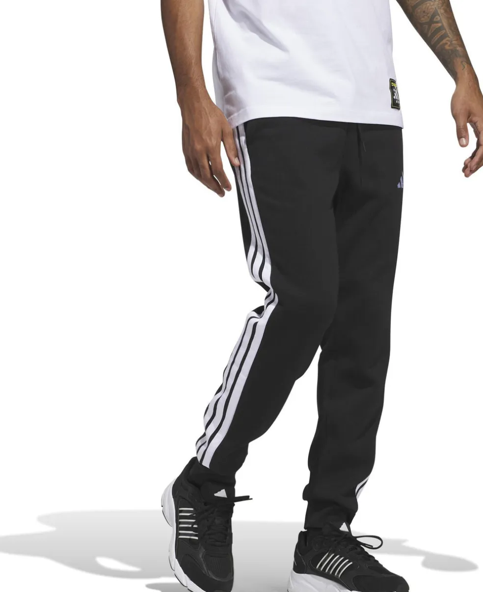 Essentials 3-Stripes Fleece Broek