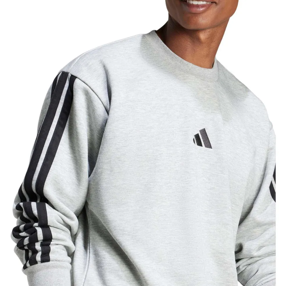 Essentials 3-Stripes Fleece Sweatshirt