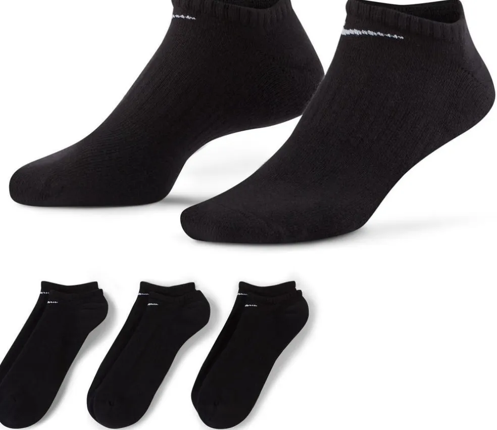 Everyday Cushioned No-Show Trainingssokken (3 paar)