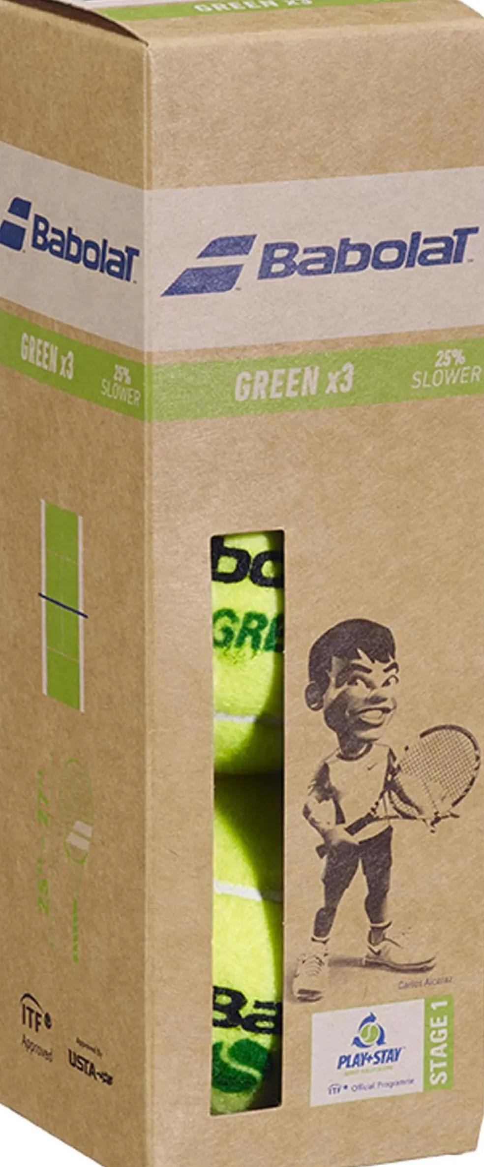 Green X3 tennisballen