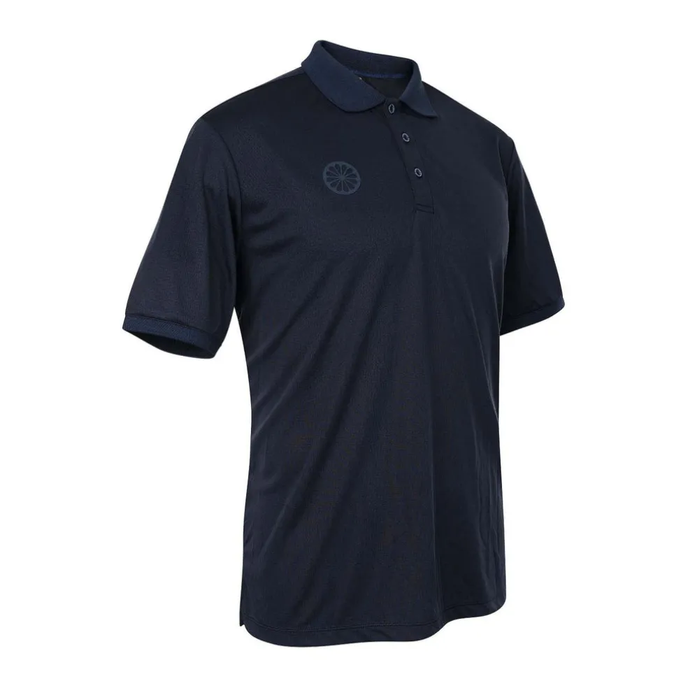 men pique polo