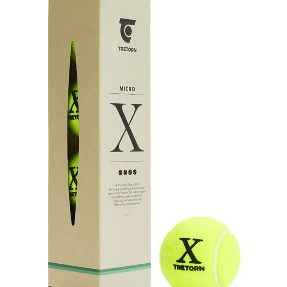 Micro X 4 Pack Tennisbal
