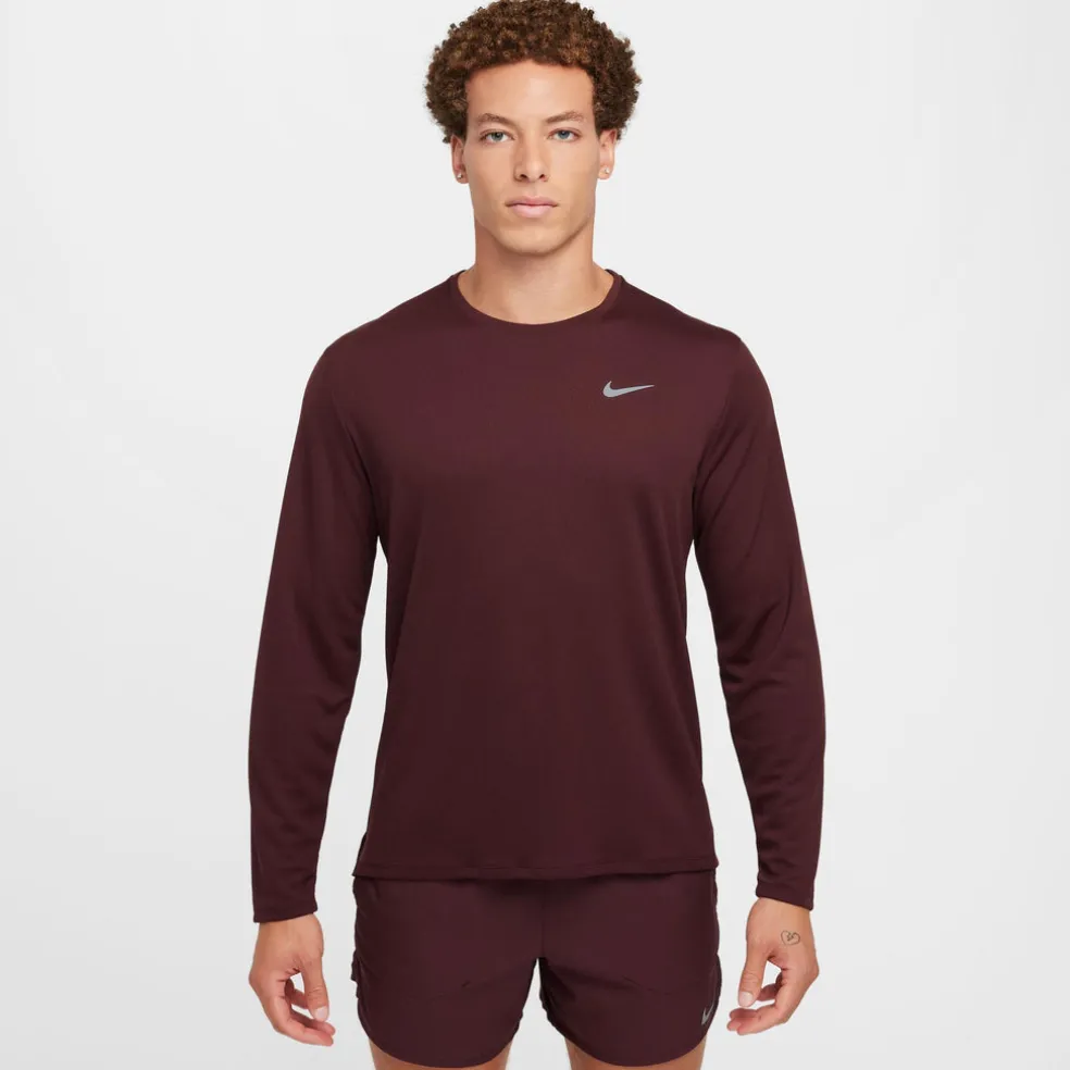 miler men's dri-fit uv long-sl