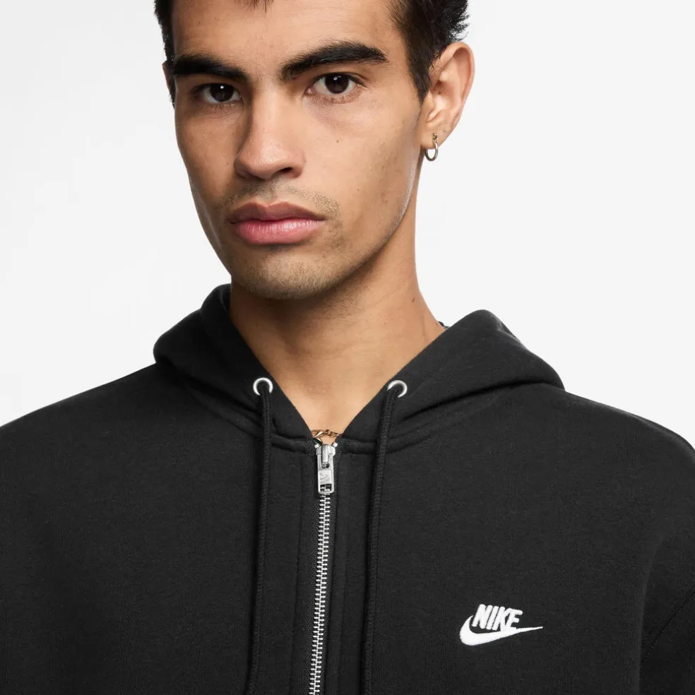 m nk club bb fz hoodie