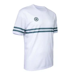 pique striped T-shirt