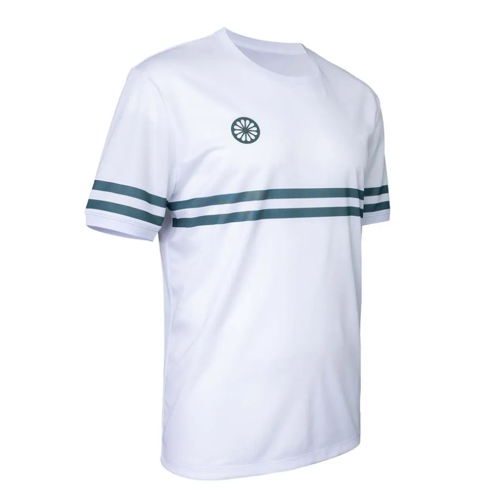 pique striped T-shirt