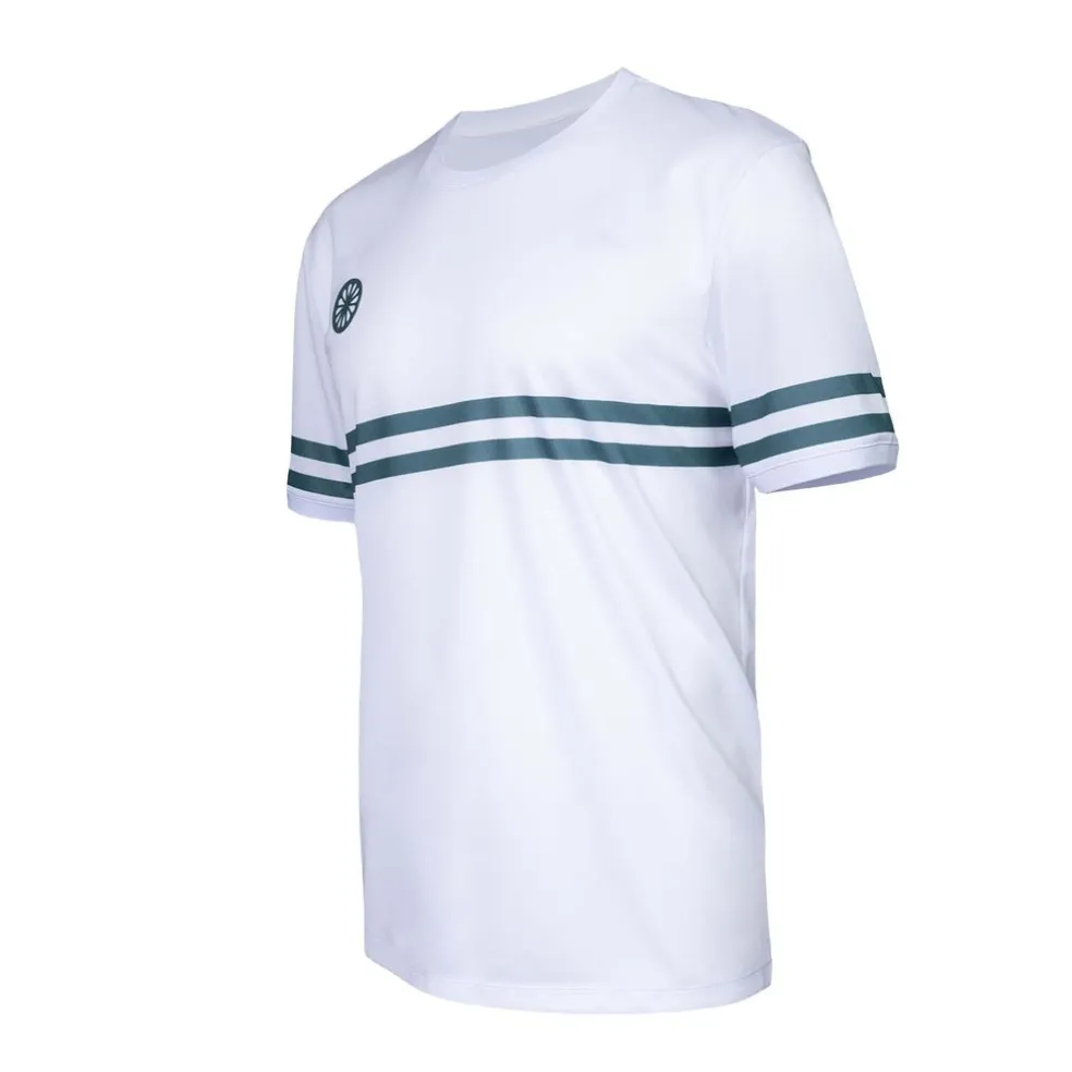 pique striped T-shirt