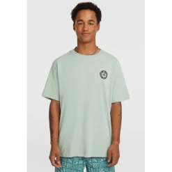 Slub Back Print T-shirt strand