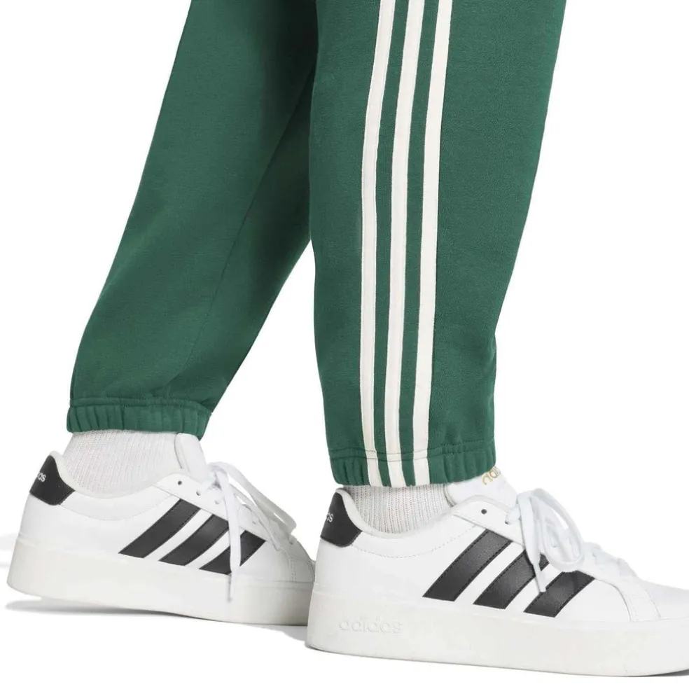 THREE STRIPES fleece joggingsbroek