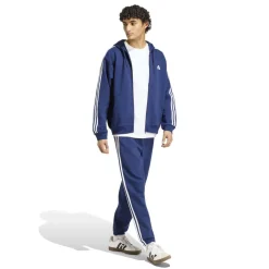 THREE STRIPES fleece joggingsbroek