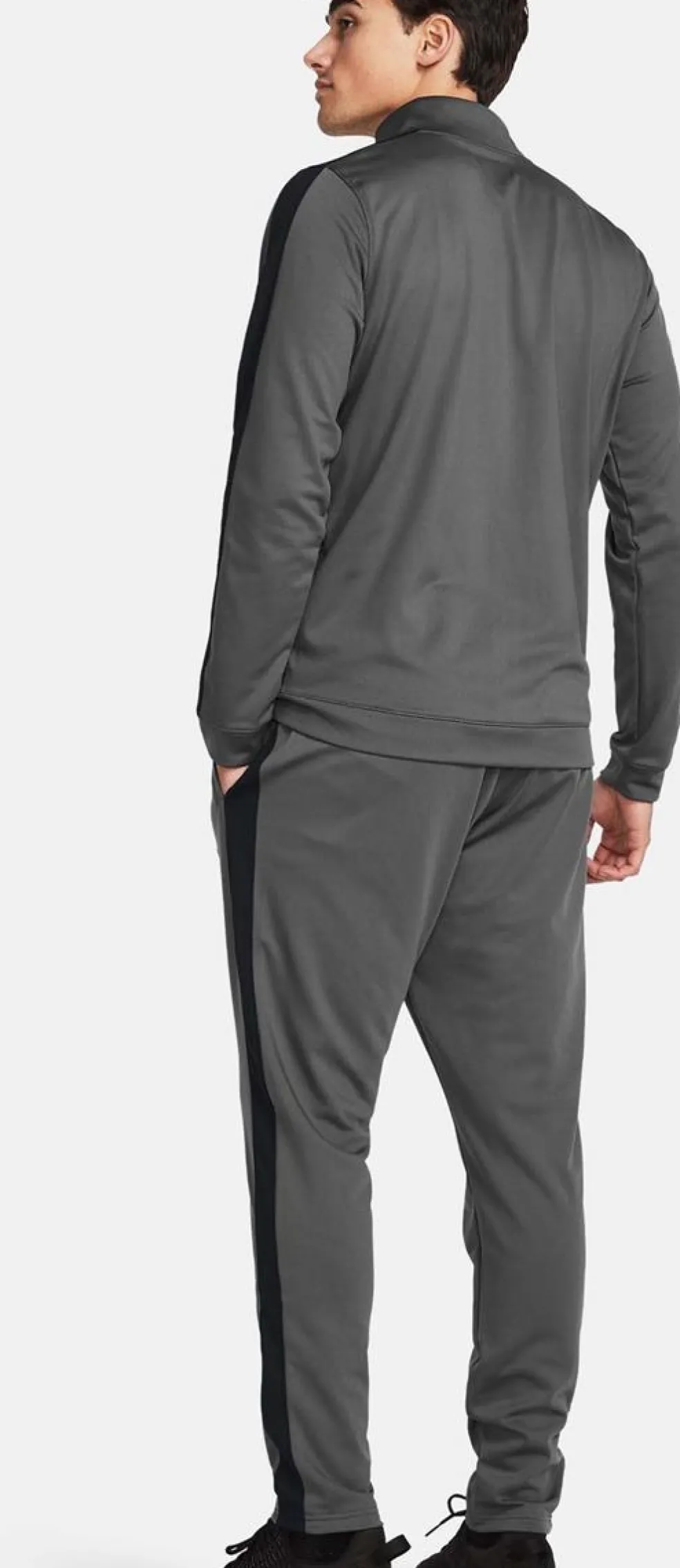 ua knit track suit-gry