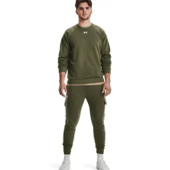 Ua Rival Fleece Crew-blk