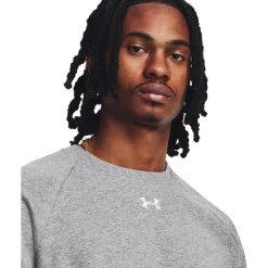 Ua Rival Fleece Crew-blk
