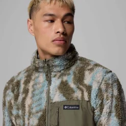 winter pass reversible fleece vest